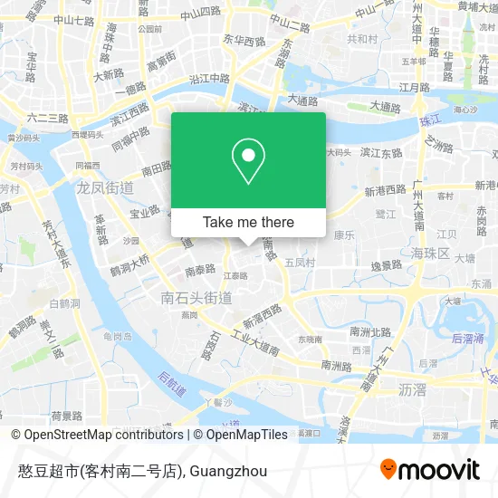 憨豆超市(客村南二号店) map