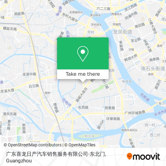 广东喜龙日产汽车销售服务有限公司-东北门 map