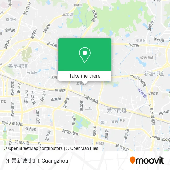 汇景新城-北门 map