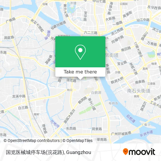 国览医械城停车场(浣花路) map