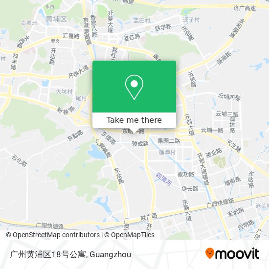 广州黄浦区18号公寓 map