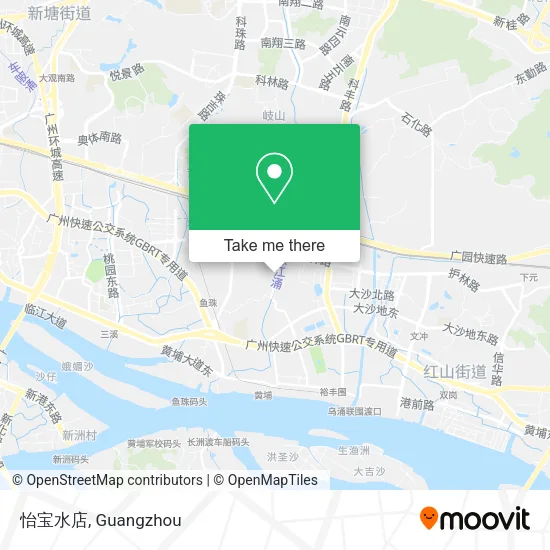 怡宝水店 map