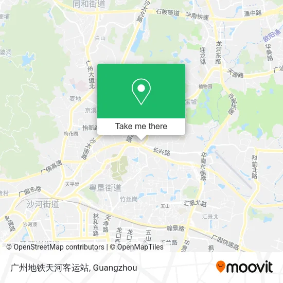 广州地铁天河客运站 map