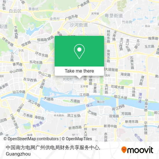 中国南方电网广州供电局财务共享服务中心 map