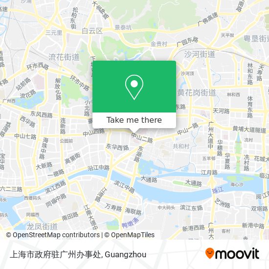 上海市政府驻广州办事处 map