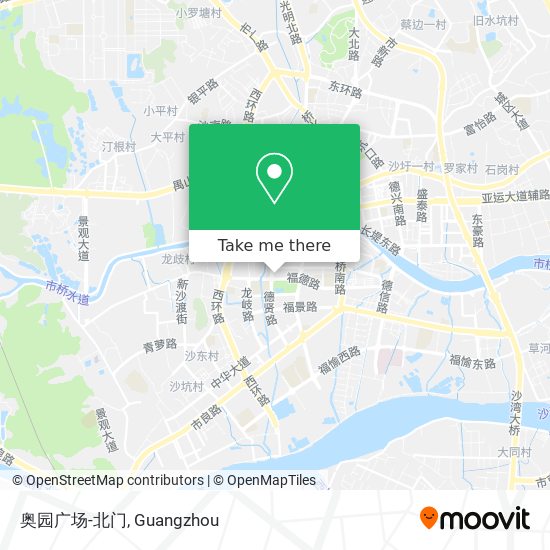 奥园广场-北门 map