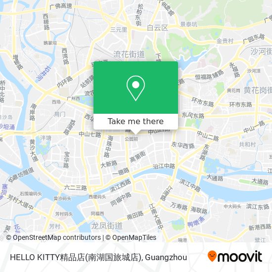 HELLO KITTY精品店(南湖国旅城店) map