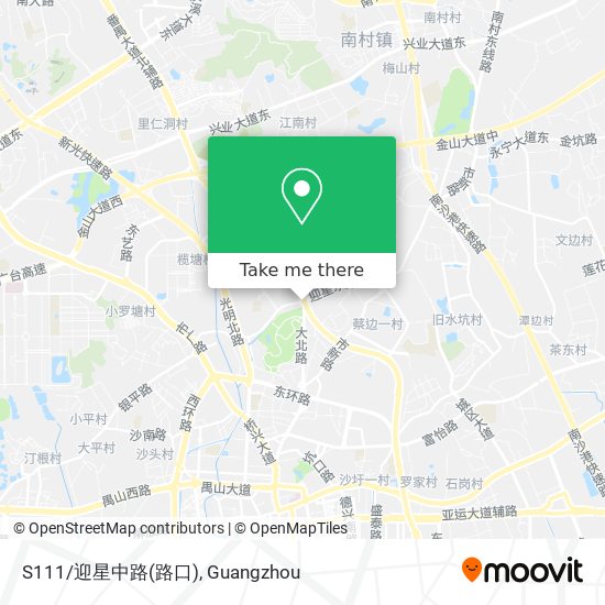 S111/迎星中路(路口) map