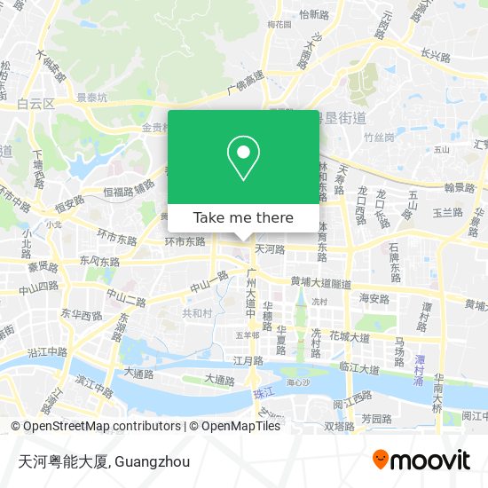 天河粤能大厦 map