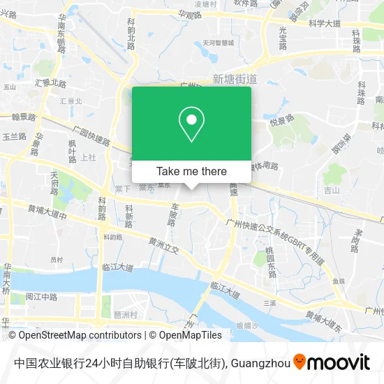 中国农业银行24小时自助银行(车陂北街) map