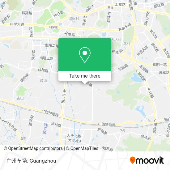 广州车场 map