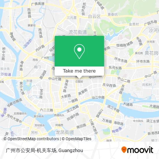 广州市公安局-机关车场 map