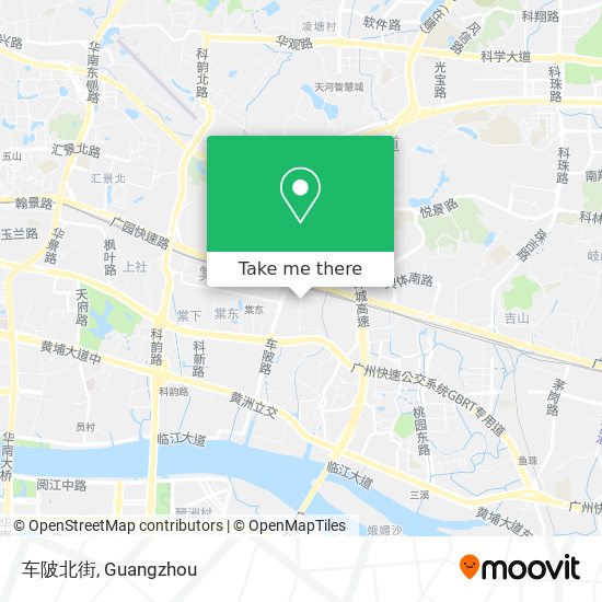 车陂北街 map