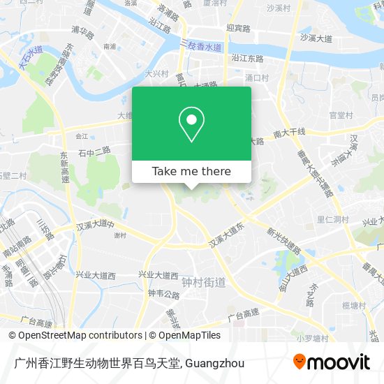 广州香江野生动物世界百鸟天堂 map