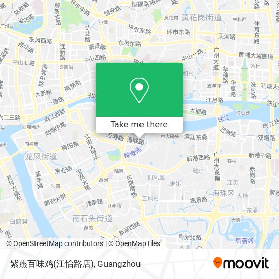 紫燕百味鸡(江怡路店) map