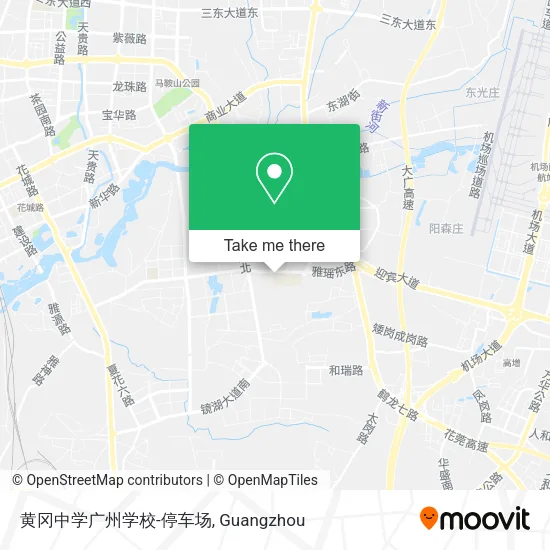 黄冈中学广州学校-停车场 map