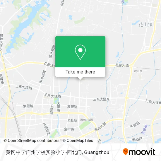 黄冈中学广州学校实验小学-西北门 map