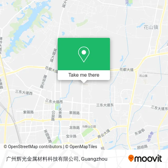 广州辉光金属材料科技有限公司 map