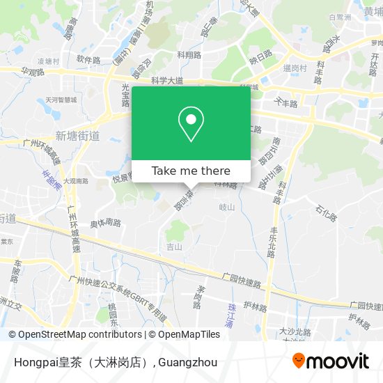 Hongpai皇茶（大淋岗店） map