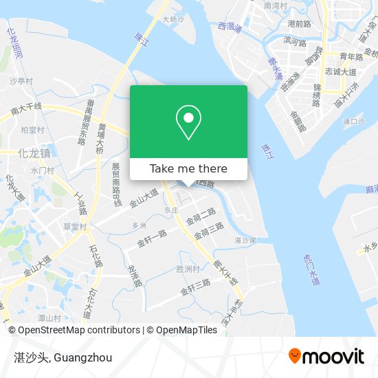 湛沙头 map