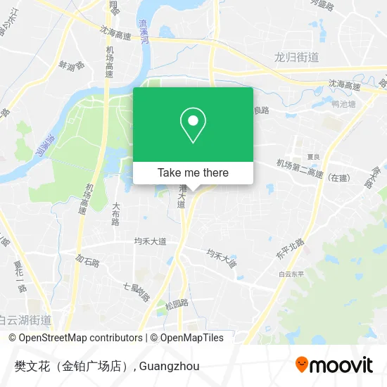 樊文花（金铂广场店） map