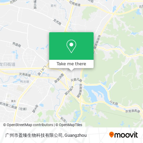 广州市盈臻生物科技有限公司 map
