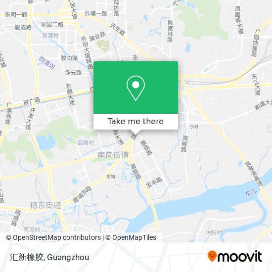 汇新橡胶 map