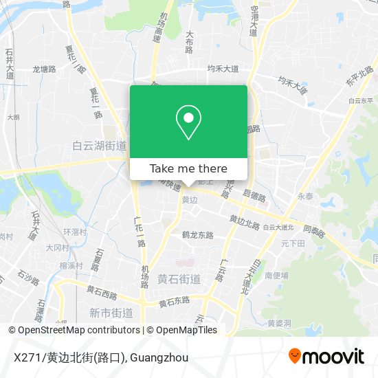 X271/黄边北街(路口) map