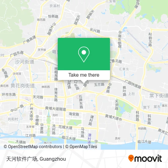 天河软件广场 map