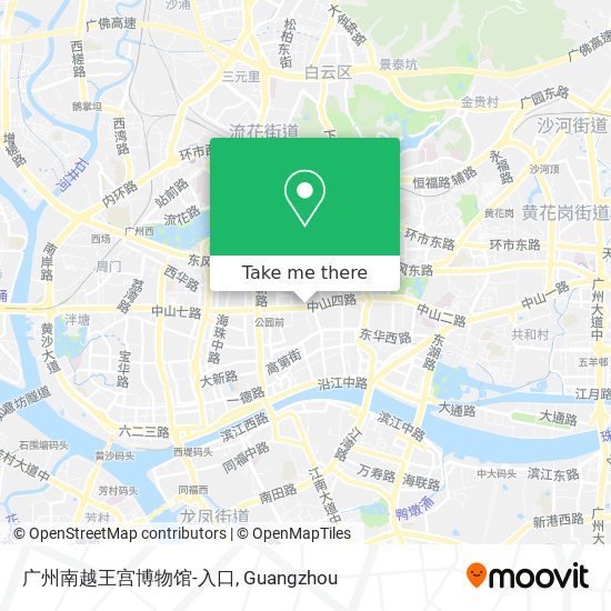广州南越王宫博物馆-入口 map