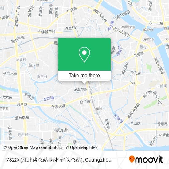 782路(江北路总站-芳村码头总站) map