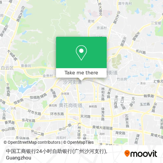 中国工商银行24小时自助银行(广州沙河支行) map