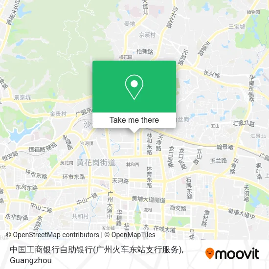 中国工商银行自助银行(广州火车东站支行服务) map