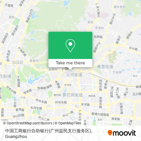 中国工商银行自助银行(广州益民支行服务区) map