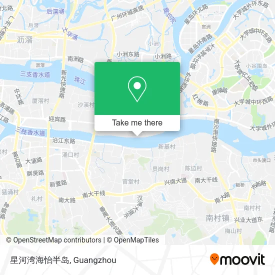 星河湾海怡半岛 map