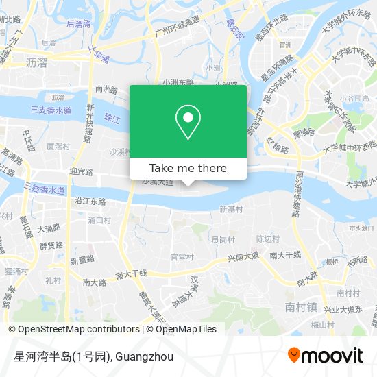 星河湾半岛(1号园) map