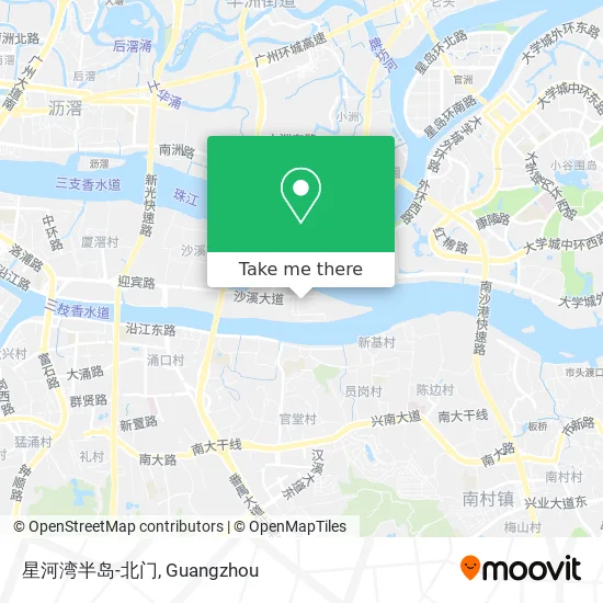 星河湾半岛-北门 map