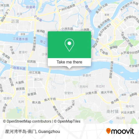 星河湾半岛-南门 map