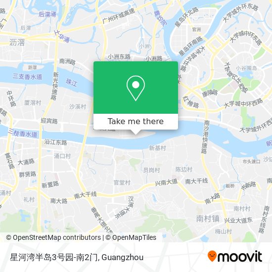星河湾半岛3号园-南2门 map