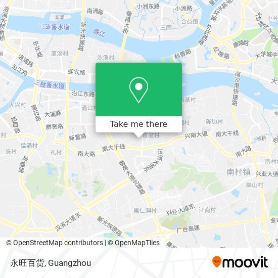 永旺百货 map