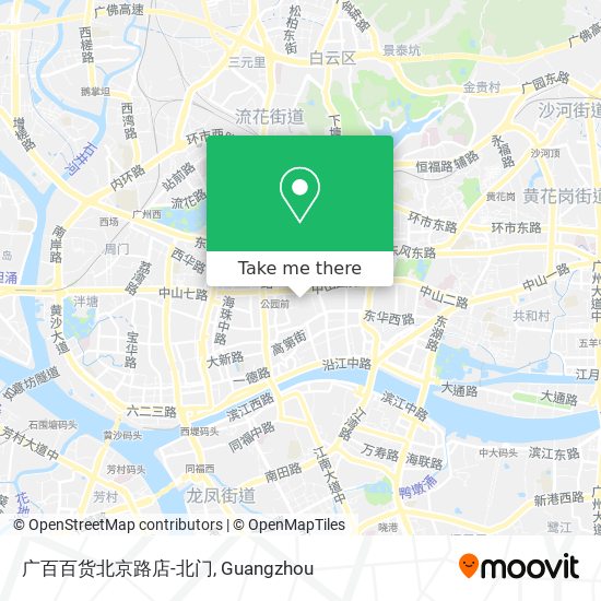 广百百货北京路店-北门 map