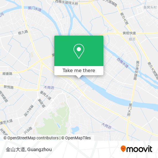 金山大道 map