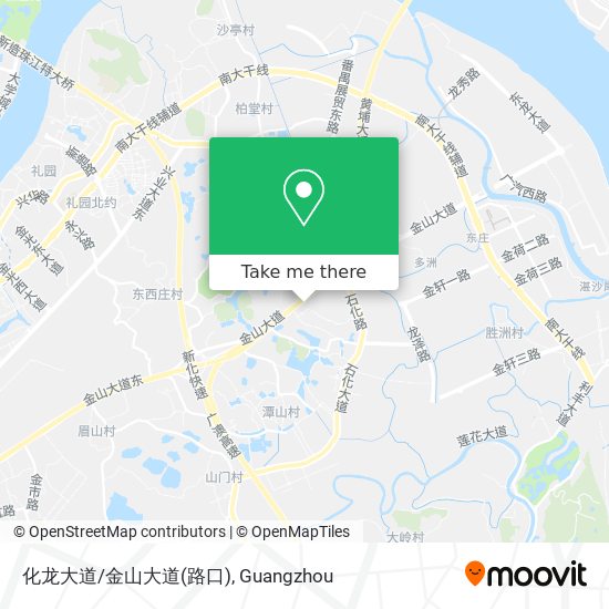 化龙大道/金山大道(路口) map