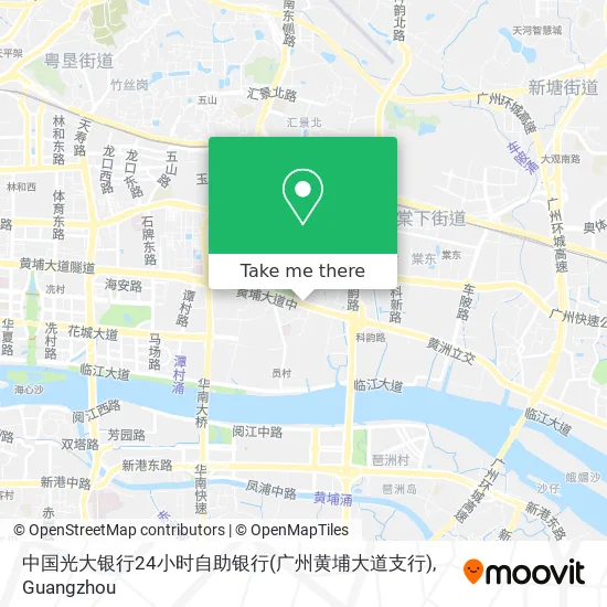 中国光大银行24小时自助银行(广州黄埔大道支行) map