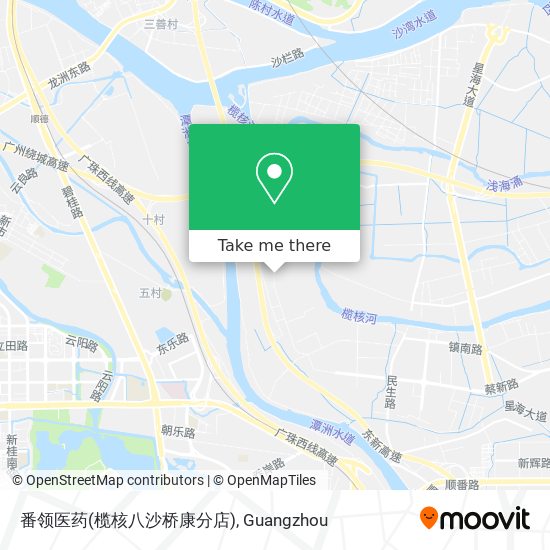 番领医药(榄核八沙桥康分店) map