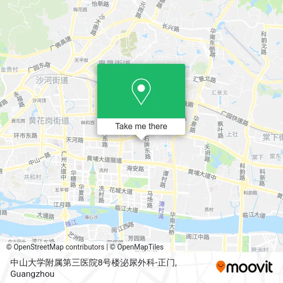 中山大学附属第三医院8号楼泌尿外科-正门 map