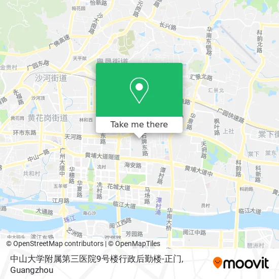 中山大学附属第三医院9号楼行政后勤楼-正门 map