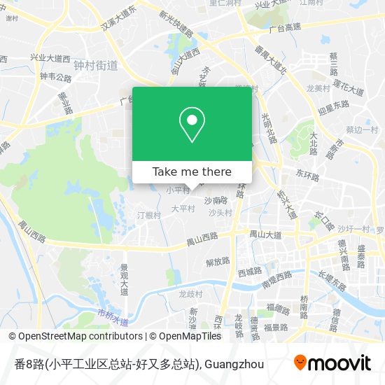番8路(小平工业区总站-好又多总站) map