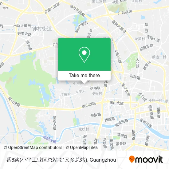 番8路(小平工业区总站-好又多总站) map