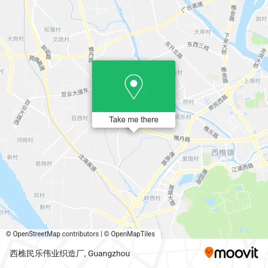 西樵民乐伟业织造厂 map